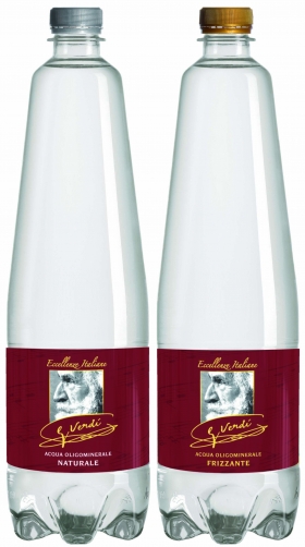NATURAL MINERAL WATER bottled in glass or PET - GVERDI
